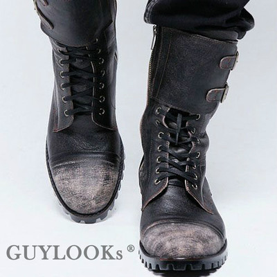 designer buckle boots